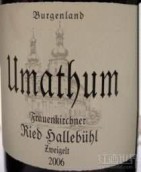 Weingut Umathum Ried Hallebuehl Zweigelt, Neusiedlersee, Austria