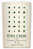 約克溪本土多瑞加桃紅葡萄酒(York Creek Vineyards Touriga Nacional Rose, Spring Mountain District, USA)