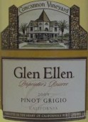 肯嘉尼酒莊艾倫珍藏灰皮諾干白葡萄酒(Concannon Vineyard Glen Ellen Proprietor's Reserve Pinot Grigio, California, USA)