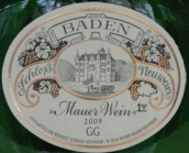 威爾城堡特級園長城雷司令白葡萄酒(Weingut Schloss Neuweier Mauerwein Neuweierer Mauerberg Riesling Grosses Gewachs, Baden, Germany)