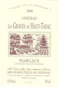 格拉芙上塔雅克酒莊干紅葡萄酒（瑪歌）(Chateau Les Graves de haut Tayac, Margaux, French)