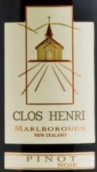 亨利酒莊黑皮諾紅葡萄酒(Clos Henri Pinot Noir, Marlborough, New Zealand)