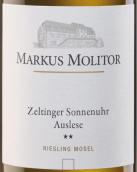 瑪斯莫麗酒莊澤汀根村日晷園精選二星雷司令白葡萄酒（白蓋）(Weingut Markus Molitor Zeltinger Sonnenuhr Auslese** Riesling, Mosel, Germany (White Capsule))