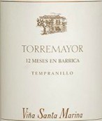 圣塔瑪利亞摩天塔陳釀紅葡萄酒(Vina Santa Marina Torremayor Tempranillo Crianza, Ribera del Guadiana, Spain)