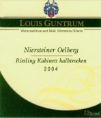 Weingut Louis Guntrum Niersteiner Bergkirche Riesling Kabinett, Rheinhessen, Germany