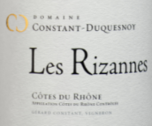 康思坦·杜克斯諾酒莊里贊納紅葡萄酒(Domaine Constant-Duquesnoy Les Rizannes, Cotes du Rhone, France)