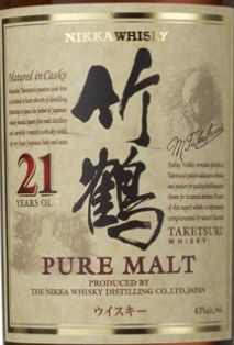 Nikka Whisky Taketsuru 21 Years Old Pure Malt, Japan-竹鹤葡萄酒 