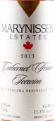 瑪麗尼森酒莊品麗珠冰酒(Marynissen Estates Cabernet Franc Icewine, Ontario, Canada)