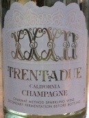 特倫酒莊香檳區(qū)香檳(Trentadue Champagne, California, USA)