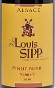 路易?斯迪普天然黑皮諾干紅葡萄酒(Louis Sipp Pinot Noir Nature'S, Alsace, France)