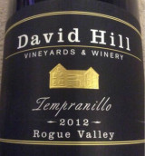 戴維山丹魄干紅葡萄酒(David Hill Winery Tempranillo, Rogue Valley, USA)