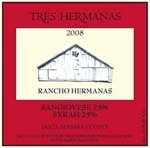 特雷斯西拉-桑嬌維塞干紅葡萄酒(Tres Hermanas Vineyard & Winery Syrah-Sangiovese, Santa Barbara County, USA)