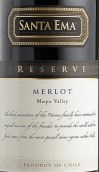 圣艾瑪酒莊珍藏梅洛紅葡萄酒(Santa Ema Reserve Merlot, Maipo Valley, Chile)