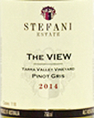 史特芬尼風(fēng)光灰皮諾干白葡萄酒(Stefani Estate The View Pinot Gris, Yarra Valley, Austrlia)