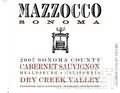 Mazzocco Cabernet Sauvignon, Dry Creek Valley, USA