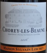 魯瓦切紹黑-伯恩白葡萄酒(Sylvain Loichet Chorey-les-Beaune Blanc, Cote de Beaune, France)