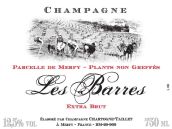 夏爾多涅-泰耶巴爾特級干型香檳(Champagne Chartogne-Taillet Les Barres Extra Brut, Merfy, France)