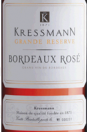 科瑞斯曼珍釀波爾多桃紅葡萄酒(Kressmann Grande Reserve Bordeaux Rose , Bordeaux, France)