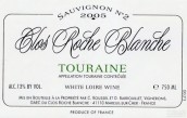 Clos Roche Blanche Touraine Cuvee No.2 Sauvignon Blanc, Loire, France