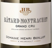 布瓦洛酒莊（巴塔-蒙哈榭特級(jí)園）白葡萄酒(Domaine Henri Boillot, Batard-Montrachet Grand Cru, France)