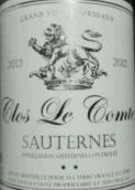 康特酒莊貴腐甜白葡萄酒(Clos le Comte, Sauternes, France)