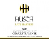 哈奇遲摘瓊瑤漿干白葡萄酒(Husch Late Harvest Gewurztraminer, Anderson Valley, USA)