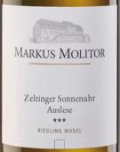 瑪斯莫麗酒莊澤汀根村日晷園精選三星雷司令白葡萄酒（白蓋）(Weingut Markus Molitor Zeltinger Sonnenuhr Auslese*** Riesling, Mosel, Germany (White Capsule))