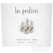 山鹑酒庄灰皮诺干白葡萄酒(Las Perdices Pinot Grigio, Agrelo, Argentina)