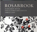 羅莎布魯克單一園西拉干紅葡萄酒(Rosabrook Single Vineyard Estate Shiraz, Margaret River, Australia)