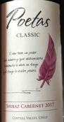 詩(shī)人經(jīng)典設(shè)拉子赤霞珠紅葡萄酒(Poetas Classic Shiraz Cabernet, Central Valley, Chile)