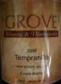 戈洛夫酒莊丹魄干紅葡萄酒(Grove Winery & Vineyards Tempranillo, North Carolina, USA)