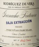 羅祖吉斯歌海娜低萃紅葡萄酒(Rodriguez de Vera Garnacha Tintorera Baja Extraccion, Almansa, Spain)