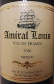 龙船世家庄园干红葡萄酒(Arbeau Amiral Louis Merlot, Vin de France, France)