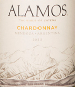 阿拉莫斯霞多麗干白葡萄酒(Alamos Winery Chardonnay, Mendoza, Argentina)