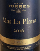 桃樂絲酒莊馬斯平面園紅葡萄酒(Torres Mas La Plana, Penedes, Spain)