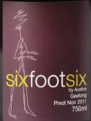 奥斯汀斯六尺六黑皮诺干红葡萄酒(Austins SixFootSix Pinot Noir, Geelong, Australia)