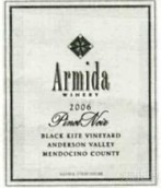 阿爾米達(dá)黑鳶黑皮諾紅葡萄酒(Armida Winery Black Kite Pinot Noir, Anderson Valley, USA)