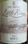 邁耶小河流區(qū)域設(shè)拉子紅葡萄酒(De Meye Little River Range Shiraz, Stellenbosch, South Africa)