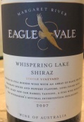 鷹之谷惠靈湖設(shè)拉子紅葡萄酒(Eagle Vale Whispering Lake Shiraz, Margaret River, Australia)