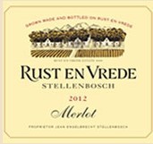 瑞斯德路梅洛干紅葡萄酒(Rust en Vrede Merlot, Stellenbosch, South Africa)