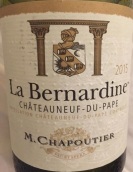 莎普蒂爾酒莊貝娜丹園白葡萄酒(M. Chapoutier La Bernardine Blanc, Chateauneuf-du-Pape, France)