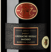 1847酒莊帕伯斯歌海娜-西拉-瑪塔羅干紅葡萄酒(1847 Wines Pappy’s Grenache Shiraz Mataro, Barossa, Australia)