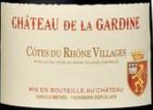 佳蒂娜酒莊羅訥河谷丘村莊紅葡萄酒(Chateau de la Gardine, Cotes du Rhone Villages, France)