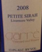 加利利弗莫爾谷小西拉干紅葡萄酒(Garre Livermore Valley  Petite Sirah, Livermore Valley, USA)