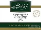 百祺酒莊雷司令白葡萄酒(Babich Riesling, Marlborough, New Zealand)