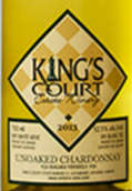 皇廷酒莊霞多麗白葡萄酒（未經(jīng)橡木桶）(King’s Court Estate Winery Unoaked Chardonnay, Ontario, Canada)