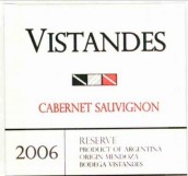 安第斯山景赤霞珠干紅葡萄酒(Bodega Vistandes Cabernet Sauvignon, Cruz de Piedra, Argentina)