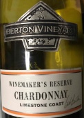 伯頓園釀酒師珍藏霞多麗白葡萄酒(Berton Vineyard Winemaker’s Reserve Chardonnay, Limestone Coast, Australia)