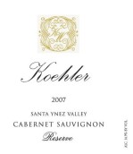 可拉酒莊赤霞珠干紅葡萄酒(Koehler Winery Cabernet Sauvignon, Santa Ynez Valley, USA)