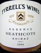 天瑞珍藏西拉干红葡萄酒（西斯寇特）(Tyrrell's Wines Reserve Shiraz, Heathcote, Australia)